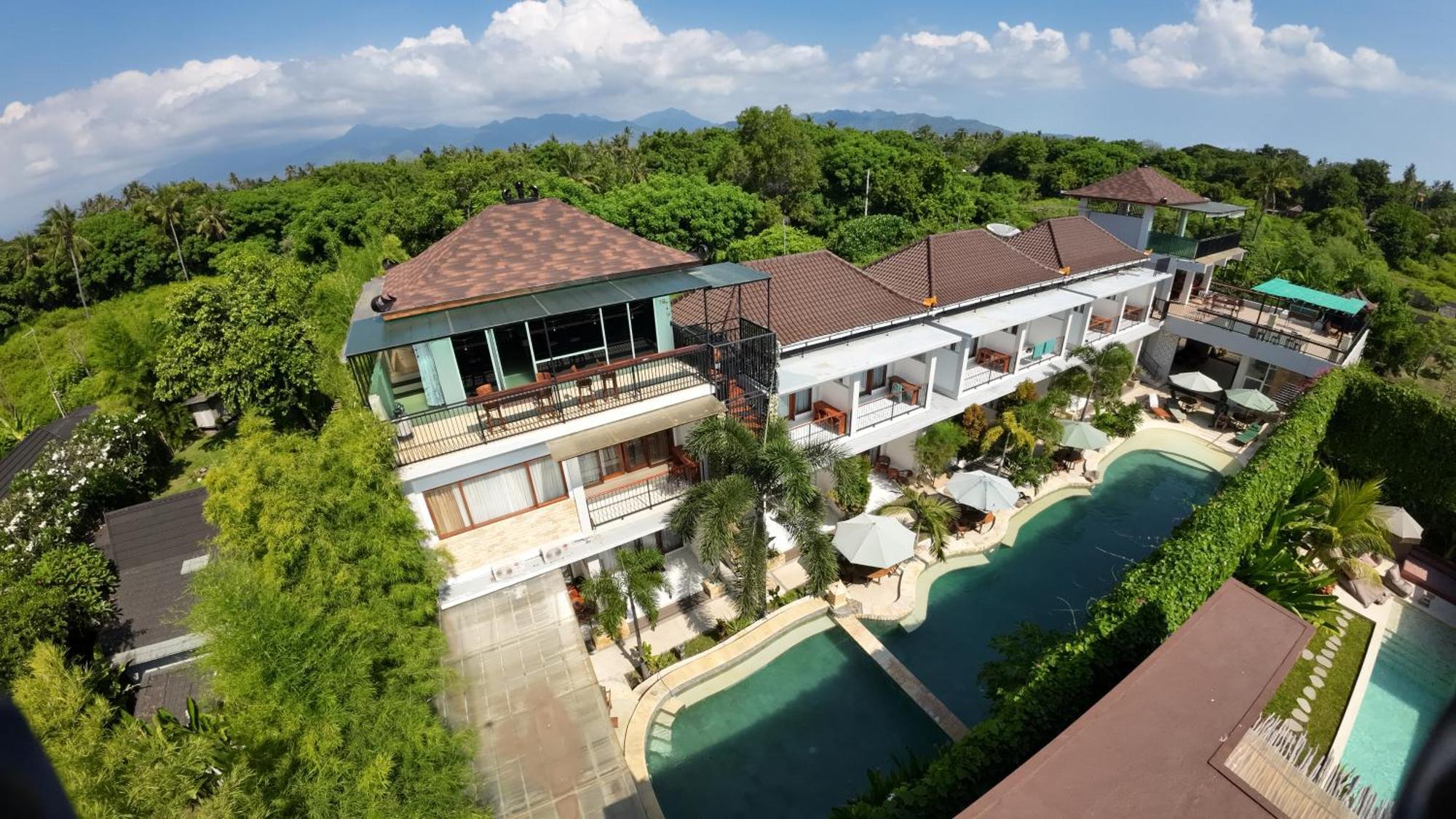Hotel De Padma Gili Air Exterior foto